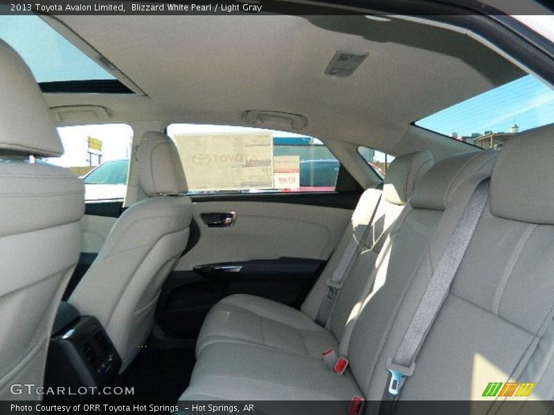Blizzard White Pearl / Light Gray 2013 Toyota Avalon Limited