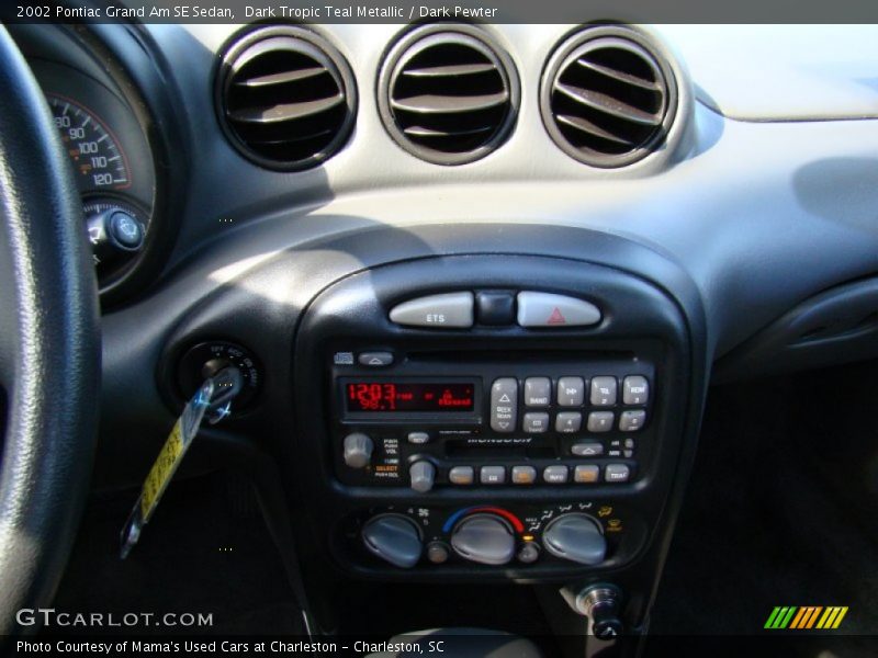 Dark Tropic Teal Metallic / Dark Pewter 2002 Pontiac Grand Am SE Sedan