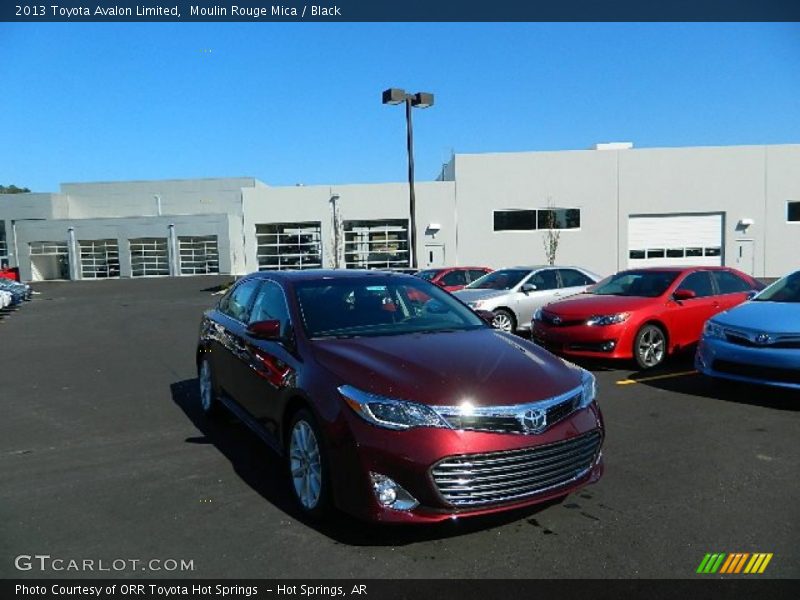 Moulin Rouge Mica / Black 2013 Toyota Avalon Limited