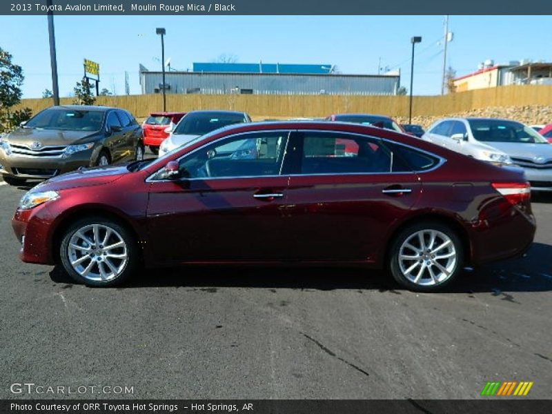 Moulin Rouge Mica / Black 2013 Toyota Avalon Limited