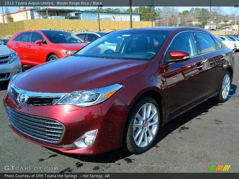 Moulin Rouge Mica / Black 2013 Toyota Avalon Limited