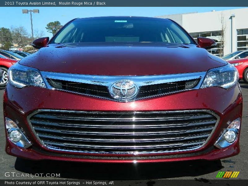 Moulin Rouge Mica / Black 2013 Toyota Avalon Limited