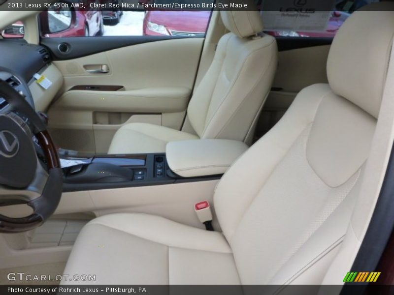  2013 RX 450h AWD Parchment/Espresso Birds Eye Maple Interior