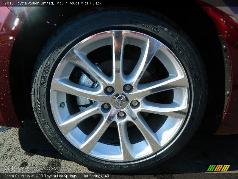 Moulin Rouge Mica / Black 2013 Toyota Avalon Limited