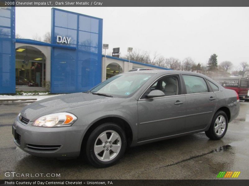 Dark Silver Metallic / Gray 2008 Chevrolet Impala LT