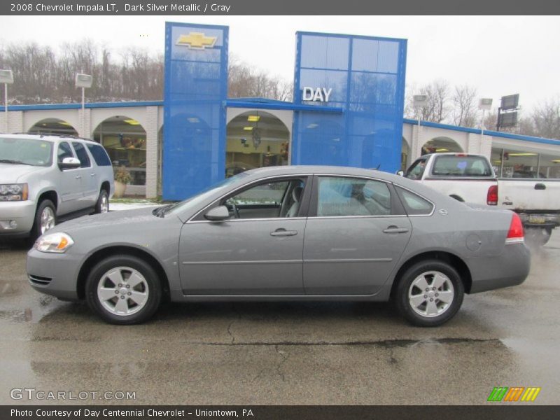Dark Silver Metallic / Gray 2008 Chevrolet Impala LT