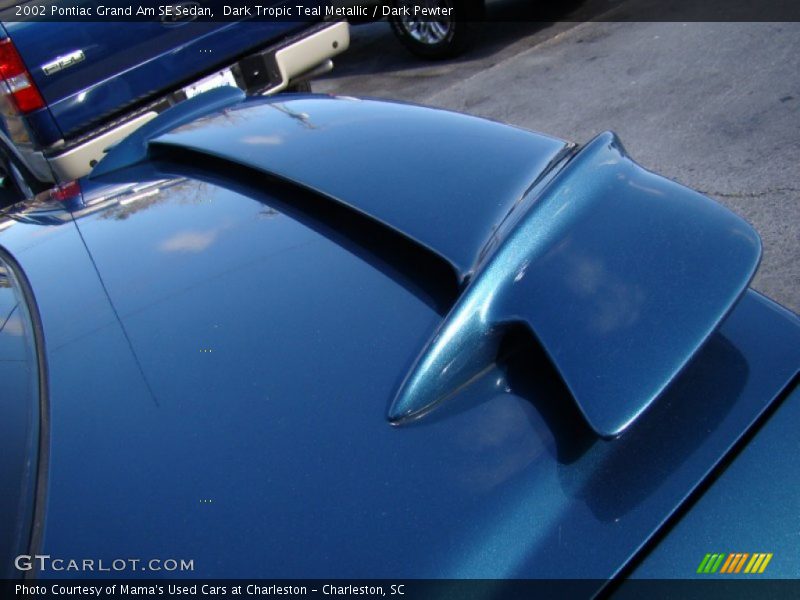 Dark Tropic Teal Metallic / Dark Pewter 2002 Pontiac Grand Am SE Sedan