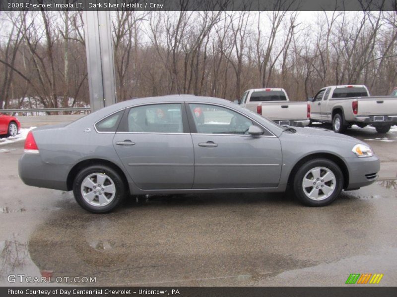 Dark Silver Metallic / Gray 2008 Chevrolet Impala LT