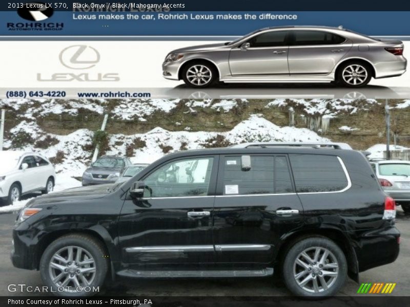 Black Onyx / Black/Mahogany Accents 2013 Lexus LX 570