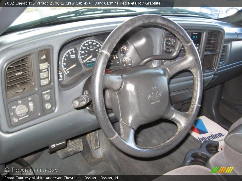  2002 Silverado 2500 LS Crew Cab 4x4 Steering Wheel