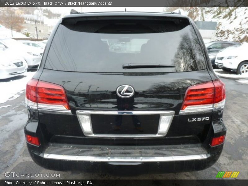 Black Onyx / Black/Mahogany Accents 2013 Lexus LX 570