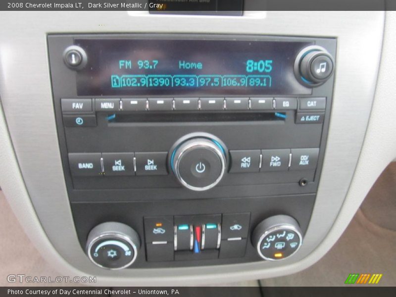 Dark Silver Metallic / Gray 2008 Chevrolet Impala LT