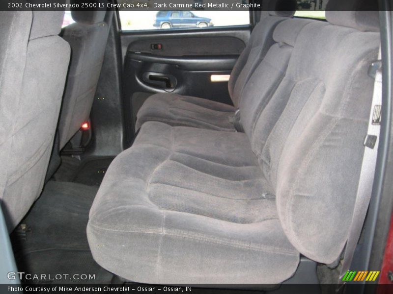 Rear Seat of 2002 Silverado 2500 LS Crew Cab 4x4
