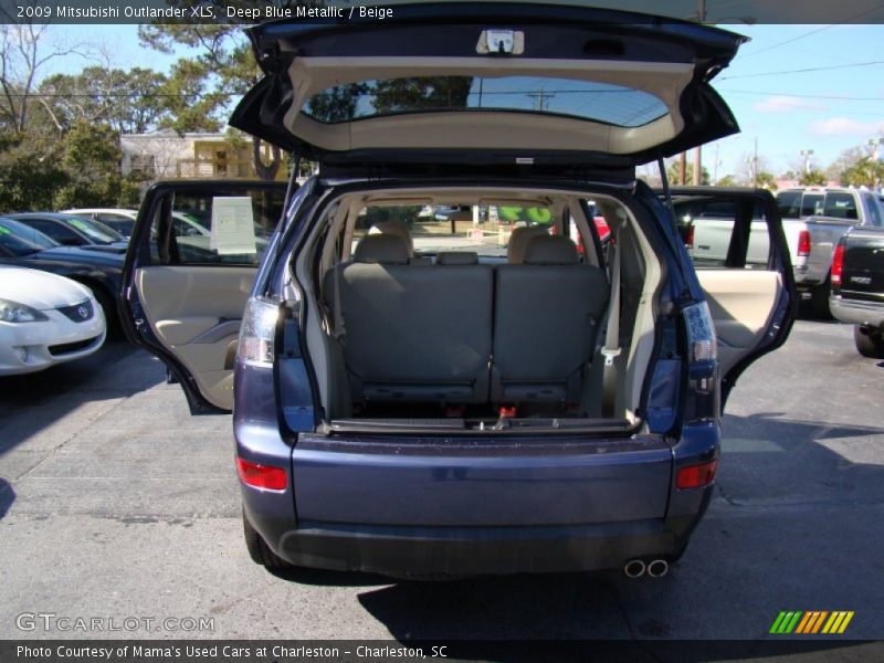Deep Blue Metallic / Beige 2009 Mitsubishi Outlander XLS