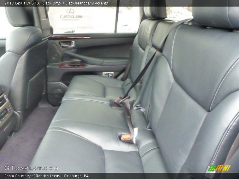 Rear Seat of 2013 LX 570