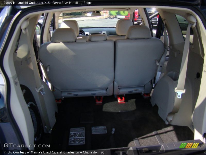 Deep Blue Metallic / Beige 2009 Mitsubishi Outlander XLS