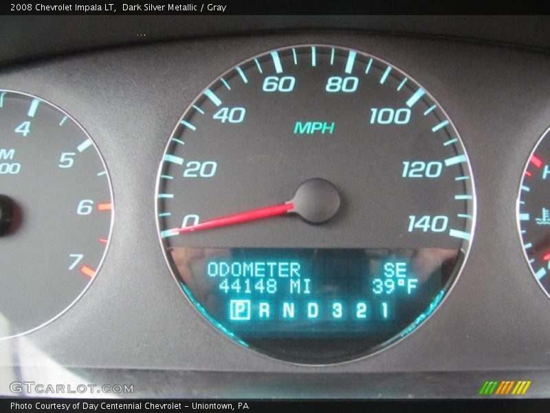 Dark Silver Metallic / Gray 2008 Chevrolet Impala LT