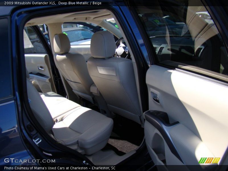 Deep Blue Metallic / Beige 2009 Mitsubishi Outlander XLS