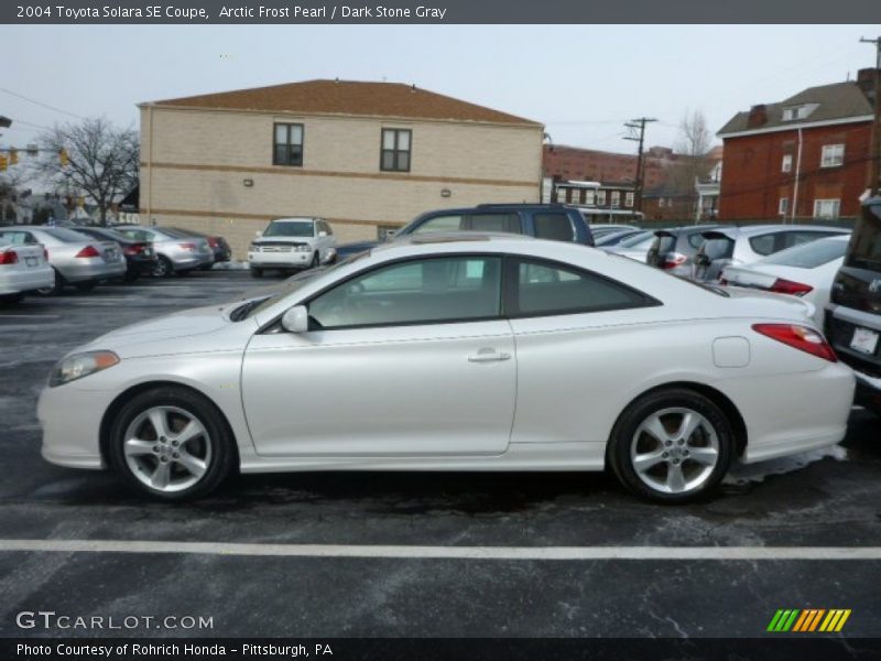 Arctic Frost Pearl / Dark Stone Gray 2004 Toyota Solara SE Coupe