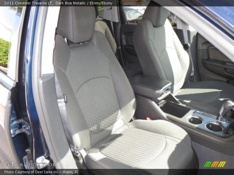 Dark Blue Metallic / Ebony/Ebony 2011 Chevrolet Traverse LT