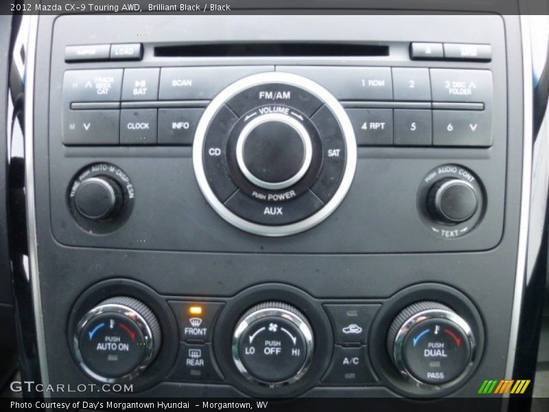 Controls of 2012 CX-9 Touring AWD