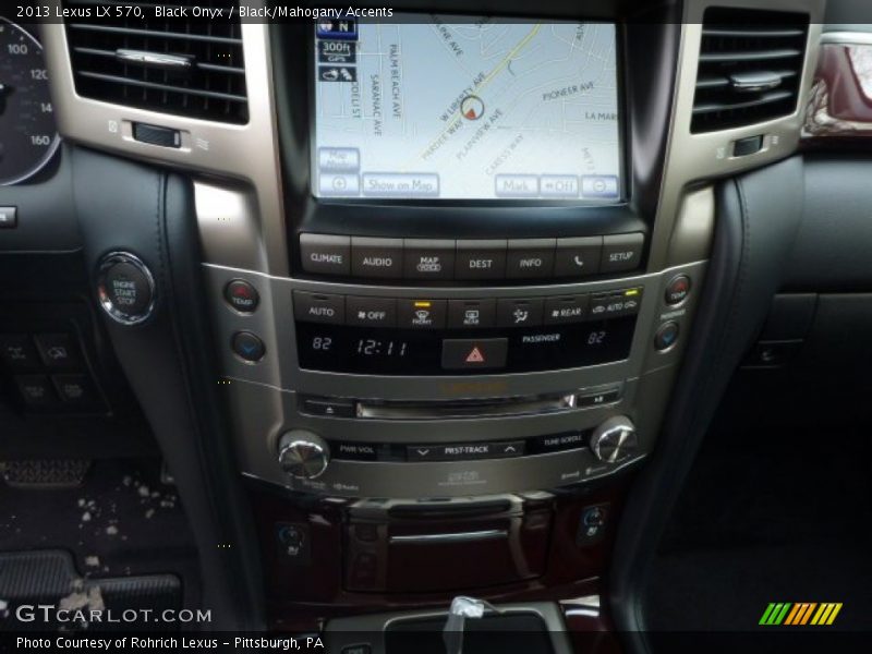 Black Onyx / Black/Mahogany Accents 2013 Lexus LX 570