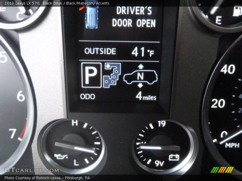Black Onyx / Black/Mahogany Accents 2013 Lexus LX 570