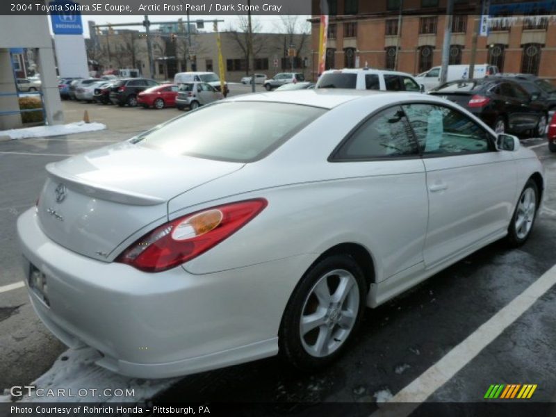 Arctic Frost Pearl / Dark Stone Gray 2004 Toyota Solara SE Coupe