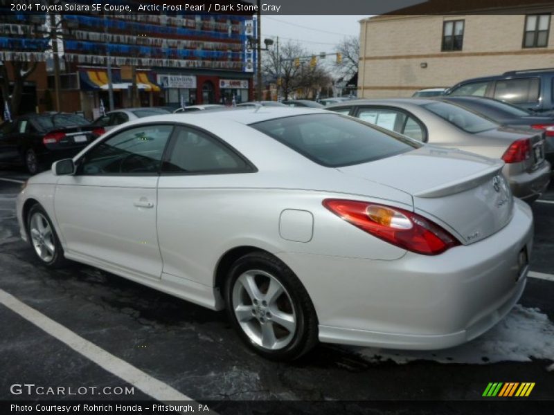 Arctic Frost Pearl / Dark Stone Gray 2004 Toyota Solara SE Coupe