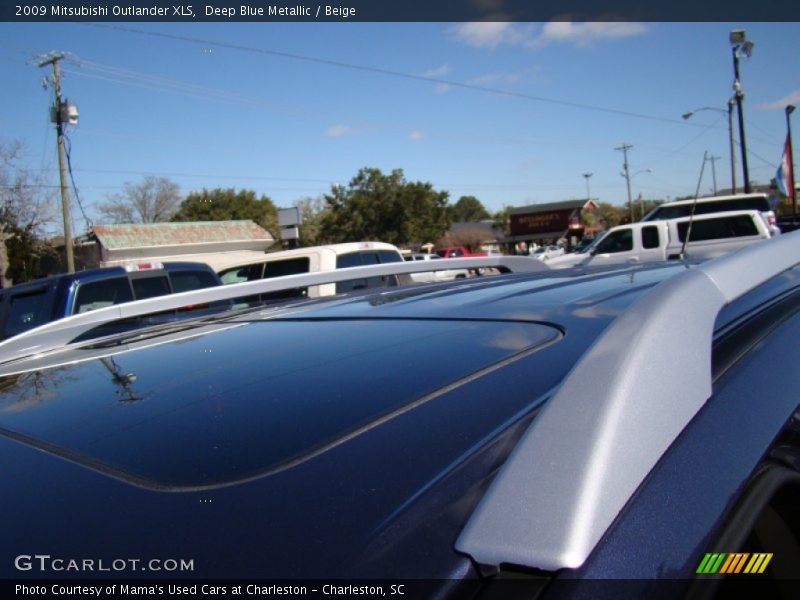 Deep Blue Metallic / Beige 2009 Mitsubishi Outlander XLS