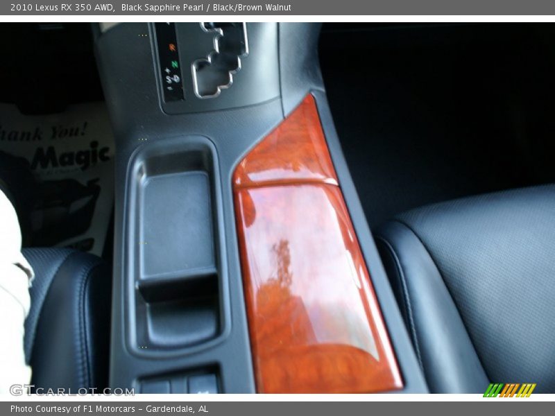 Black Sapphire Pearl / Black/Brown Walnut 2010 Lexus RX 350 AWD