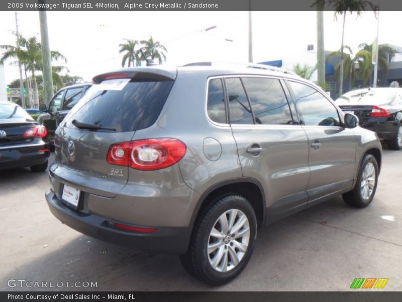 Alpine Grey Metallic / Sandstone 2009 Volkswagen Tiguan SEL 4Motion