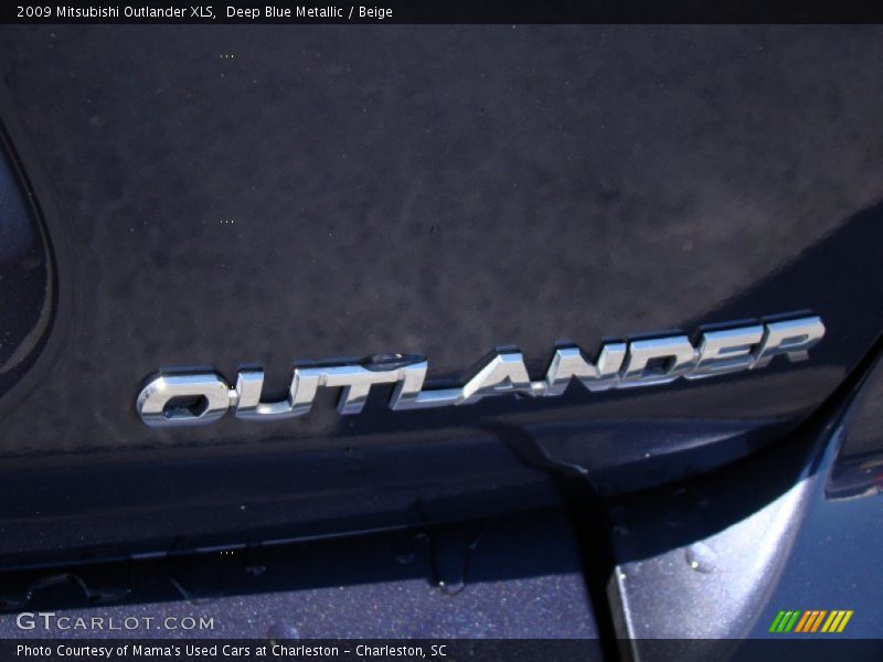 Deep Blue Metallic / Beige 2009 Mitsubishi Outlander XLS