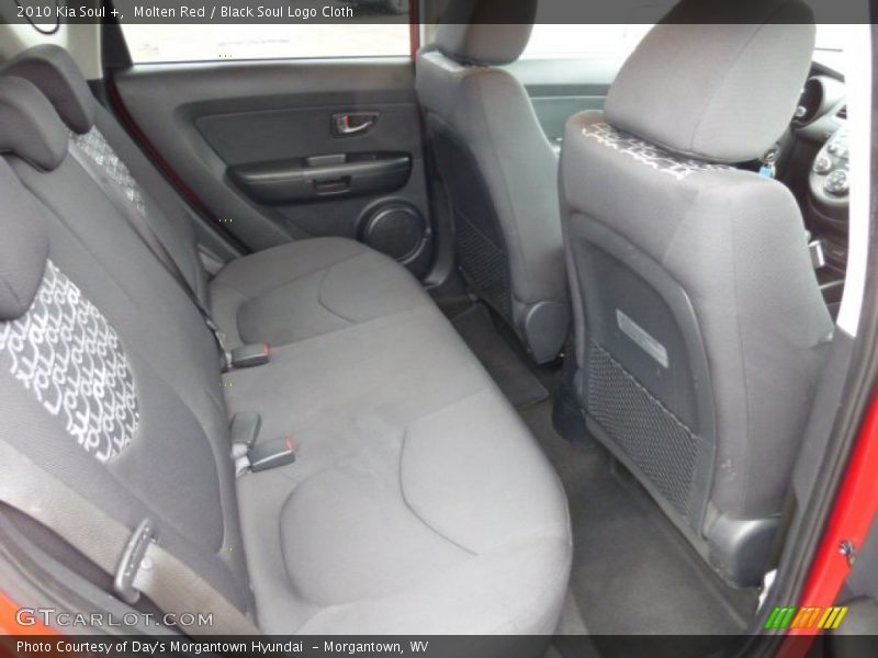Molten Red / Black Soul Logo Cloth 2010 Kia Soul +
