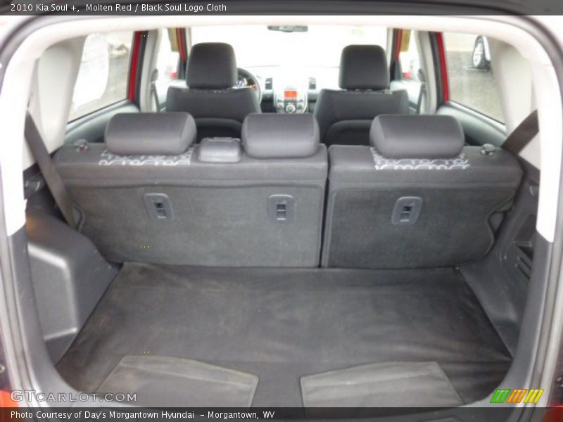 Molten Red / Black Soul Logo Cloth 2010 Kia Soul +