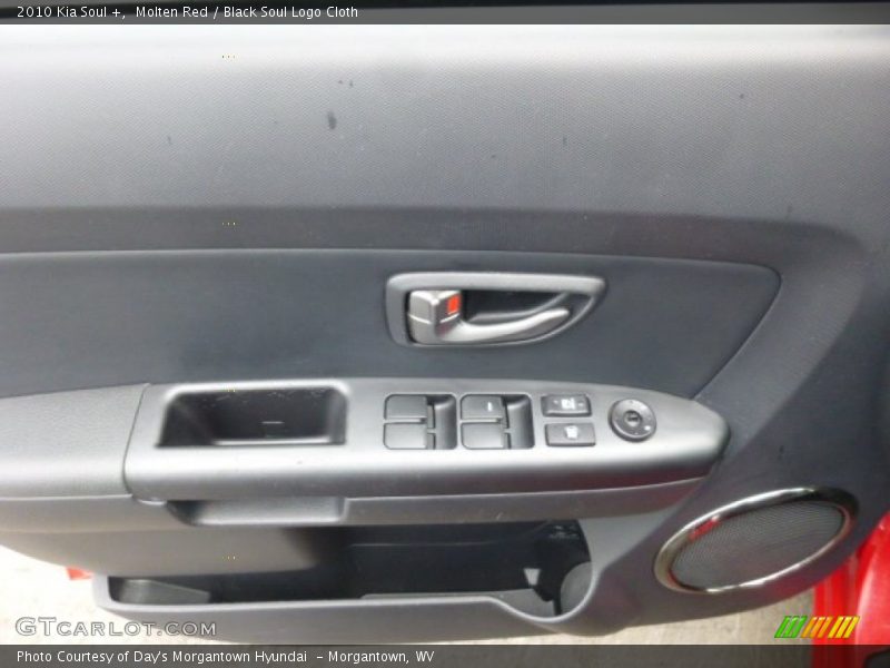 Molten Red / Black Soul Logo Cloth 2010 Kia Soul +