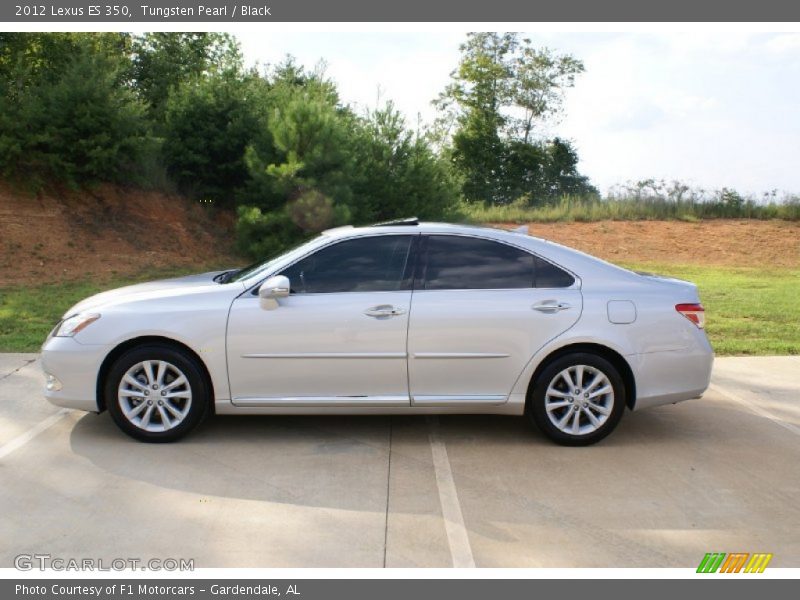 Tungsten Pearl / Black 2012 Lexus ES 350