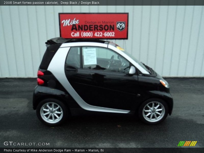 Deep Black / Design Black 2008 Smart fortwo passion cabriolet