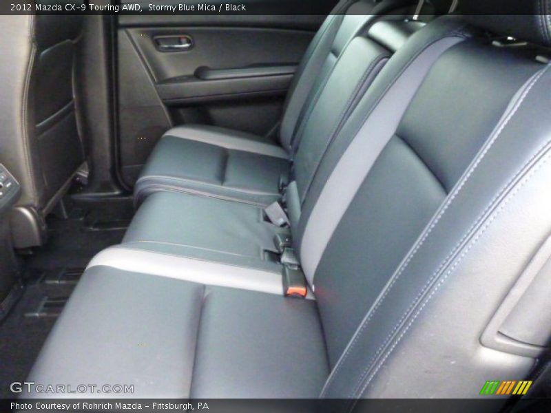 Stormy Blue Mica / Black 2012 Mazda CX-9 Touring AWD