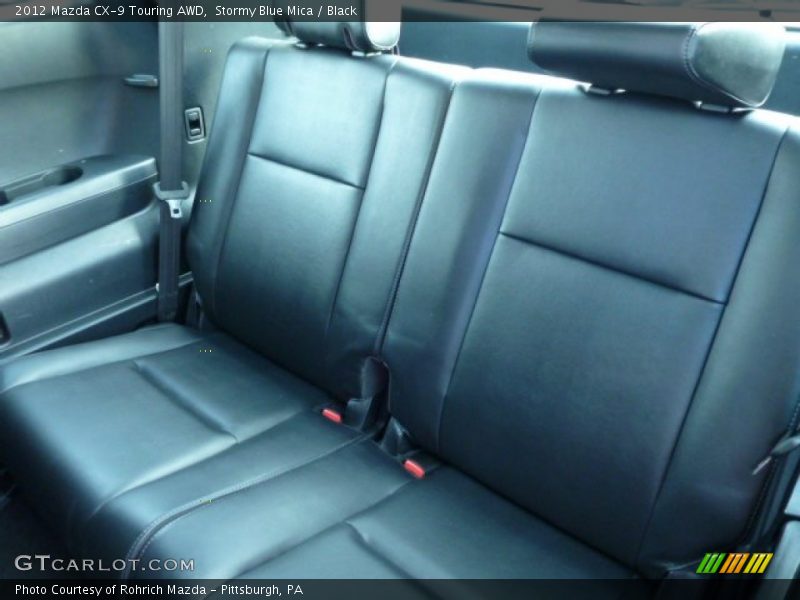 Stormy Blue Mica / Black 2012 Mazda CX-9 Touring AWD