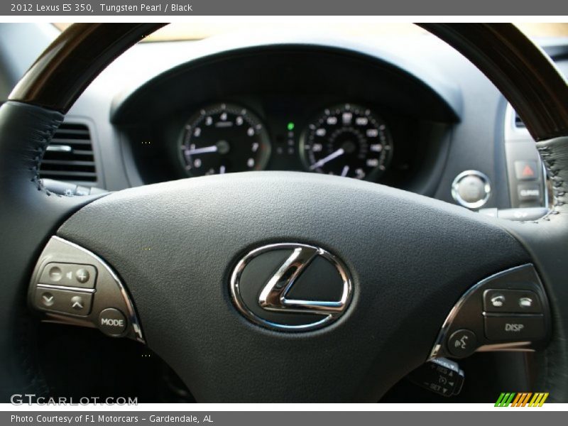 Tungsten Pearl / Black 2012 Lexus ES 350