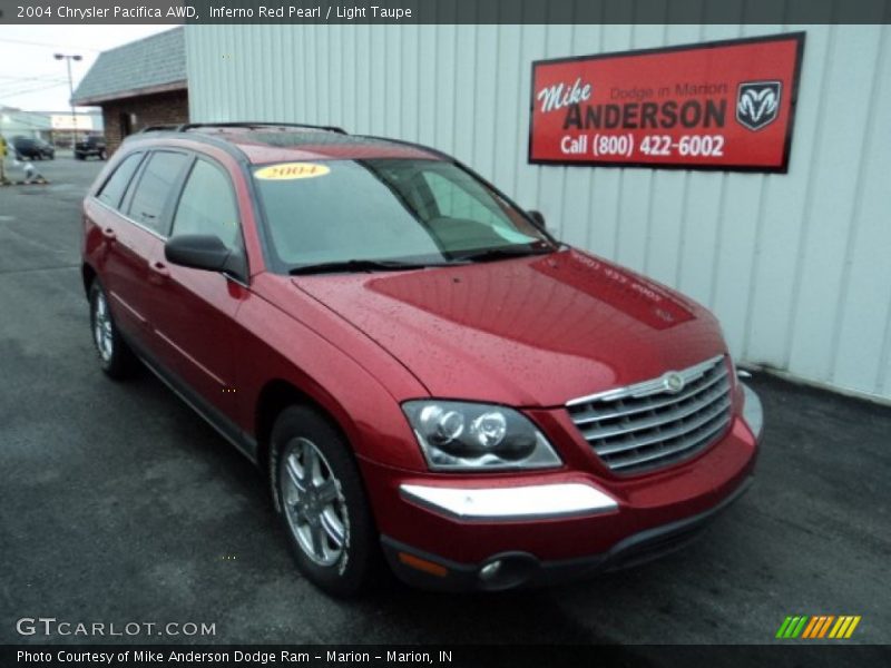 Inferno Red Pearl / Light Taupe 2004 Chrysler Pacifica AWD