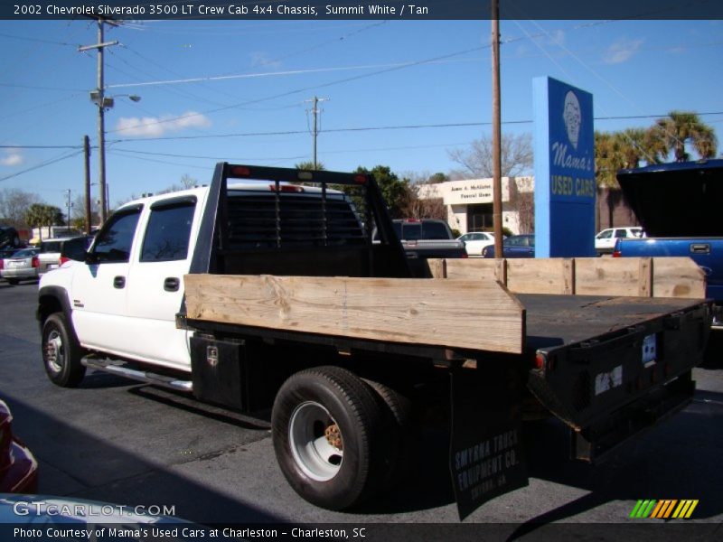 Summit White / Tan 2002 Chevrolet Silverado 3500 LT Crew Cab 4x4 Chassis