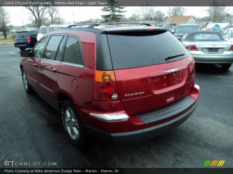 Inferno Red Pearl / Light Taupe 2004 Chrysler Pacifica AWD