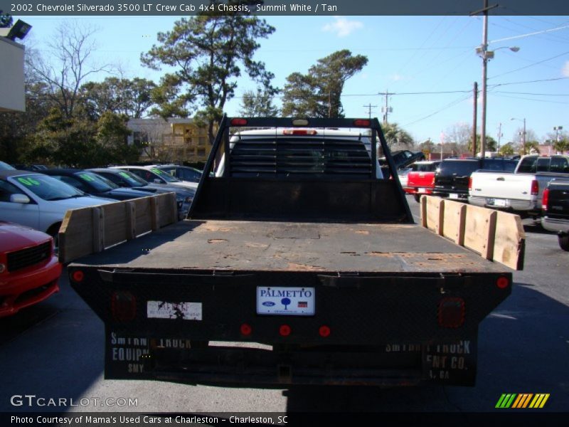 Summit White / Tan 2002 Chevrolet Silverado 3500 LT Crew Cab 4x4 Chassis