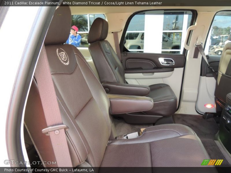 Rear Seat of 2011 Escalade Platinum