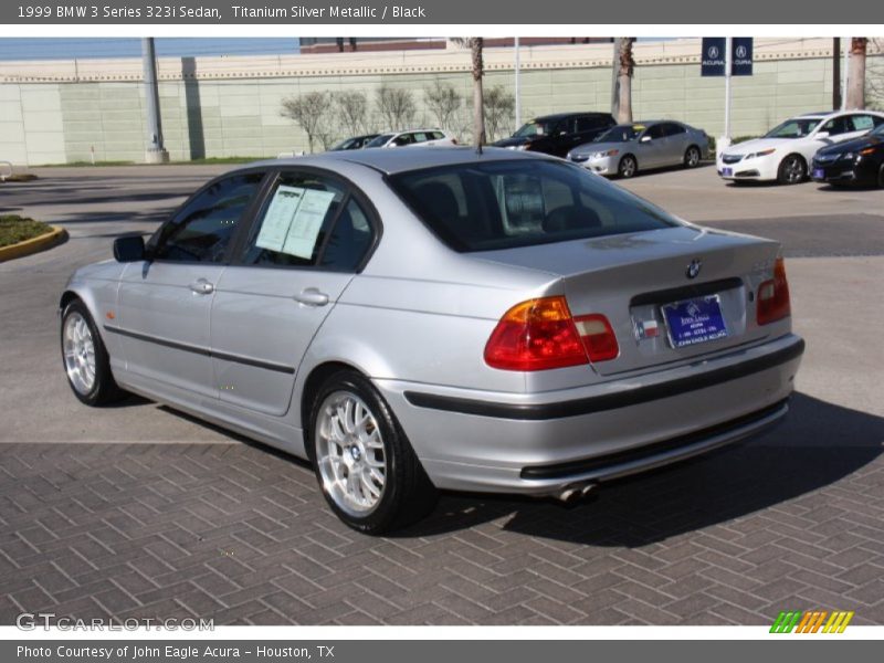 Titanium Silver Metallic / Black 1999 BMW 3 Series 323i Sedan