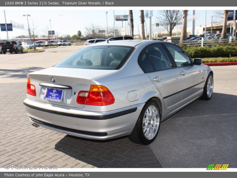 Titanium Silver Metallic / Black 1999 BMW 3 Series 323i Sedan