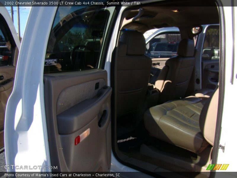 Summit White / Tan 2002 Chevrolet Silverado 3500 LT Crew Cab 4x4 Chassis