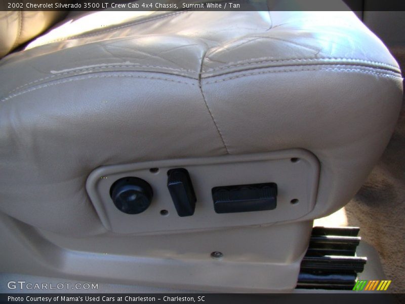 Summit White / Tan 2002 Chevrolet Silverado 3500 LT Crew Cab 4x4 Chassis